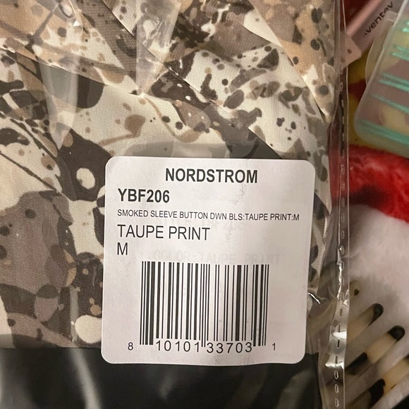 NWT - PATRIZIA LUCA - Smocked sleeve button down tunic/dress/ Size Medium - Picture 6 of 6